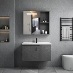 Aluminum Basin Set, Size 60 cm, Gray Color