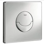 Grohe Flush plate, Round Shape, Chrome Color