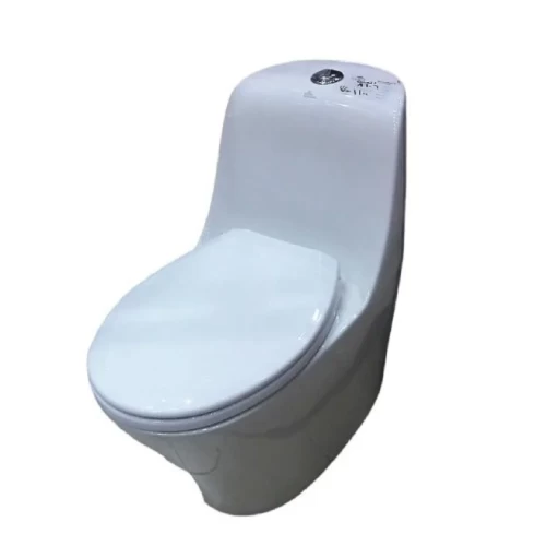 Floor Mounted Ceramic Toilet Without cover, Size 30 cm, White Floor Mounted Ceramic Toilet Without cover, Size 30 cm, White