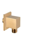 كوع خلاط دش مخفي، ذهبي، مربع، صناعة صينية من ORIENT STANDARD