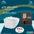 Full Concealed Cistern with Flush with Round Flush, and White Round Wall-Hung Toilet