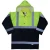 Protective vest with Two Reflective Strips, Size XXXL, Dark Blue/Yellow Color, Vaultex Brand