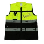 Reflective Safety vest, Size XXXL, Yellow/Black Color, Brand Vaultex