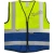 Reflective Work vest, Size XXL, Yellow/Blue Color, Volta Brand