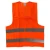 Reflective Safety Vest, Size M, Orange Color, Volta Brand