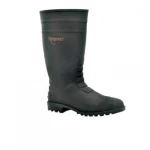 Safety Rubber Boot with Steel Toe, Size 43, Black, Armour Brand