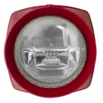 Addressable Gent Fire Alarm Sounder with Flasher – Red Color