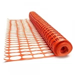 Lightweight Plastic Safety Net, Height 1 m, Length 40 Yards, Orange Color
