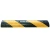 Speed Bump with 2 Cable Passages Length 100 cm, Width 30 cm, Height 5 cm, Yellow and Black Color