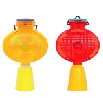 Max Light Solar-Powered Cone Light, Yellow Color
