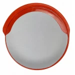 Road Mirror 100 cm Diameter, Orange Color