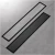 Floor Drain, Stainless Steel, BLACK, 10 × 30 cm, Helemend Brand