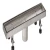 Drainer, stainless steel, chrome, size 8.5 x 40 cm, DUGGI brand