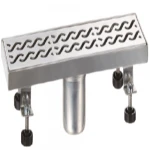 Floor drain strainer, stainless steel, chrome, size 8.5 x 80 cm, DUGGI brand