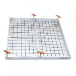 Rust-Resistant Steel Inspection Cover Two Panels 70×70 cm Square Shape, Brand Ritalo