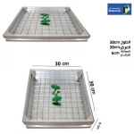 Stainless Steel Inspection Cover Two Panels Size 30×30 cm Square Shape, Brand Ritalo