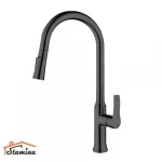 Brass kitchen mixer, chrome color, STAMINA brand