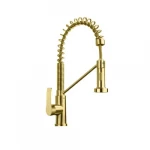 Brass kitchen mixer, chrome color, T.AND.S USA brand