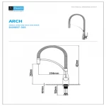 Italian mobile mixer, chrome color, Duegi brand