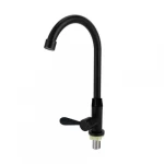 Single line mixer for drinking water, black