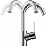 Wall sink mixer, chrome color, HESANIT brand