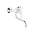 Grohe kitchen wall mixer, chrome color