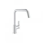 kitchen mixer, chrome color, Grohe brand