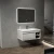Plywood Decorative Sink Gray and Beige Color, Size 80 cm