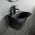 Round Hanging Sink, Black color