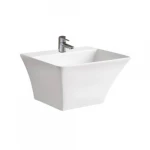 Porcelain Hanging Sink, White