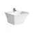 Porcelain Hanging Sink, White
