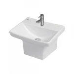 Porcelain Hanging Sink, size 46 x 35 cm