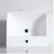Porcelain Square Hanging Sink, White Color 50 cm