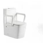 Floor Mounted Ceramic Toilet, 30 cm Size, White, Stamina brand