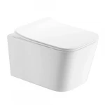 كرسي حمام معلق سيراميك، أبيض، ماركه تريدكس ، مقاس 52 سم