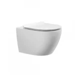 كرسي حمام معلق سيراميك، أبيض، ماركه فيراجو، مقاس 18 سم