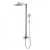 Full round shower mixer, Chrome color, Tredex brand