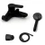 Italian shower mixer, matte black color