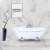 Bathtub size 170 x 75 cm, height 53 cm, white color