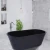 Bathtub size 180 x 80 cm, height 60 cm, black color