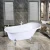 Bathtub size 160 x 77 cm, height 57.5 cm, white color