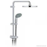 ماسورة دش GROHE ، لون كروم لامع، تصميم جداري