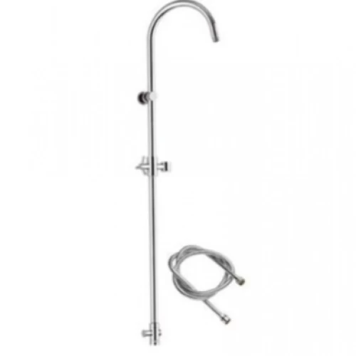 Shower Arm, Chrome Finish, Wall-Mounted Design Shower Arm, Chrome Finish, Wall-Mounted Design