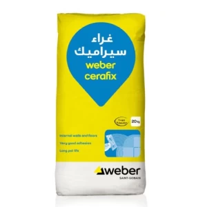 Shop Cementitious Ceramic Tile Adhesive Weber Cerafix Brand Weber 20 kg ...