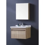 Wooden Washbasin, Brown, 80 × 46 cm