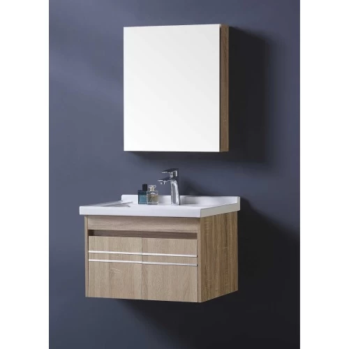 Wooden Washbasin, Brown, 80 × 46 cm Wooden Washbasin, Brown, 80 × 46 cm