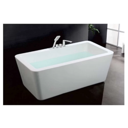 Classic White Bathtub, with Mixer, Elegant Design Classic White Bathtub, with Mixer, Elegant Design