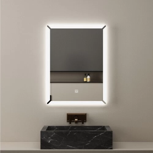 LED Mirror 3 Light Colors Dimensions 80×60 cm, Rectangular shape, Modern Design LED Mirror 3 Light Colors Dimensions 80×60 cm, Rectangular shape, Modern Design