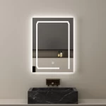 LED Mirror 3 Light Colors Trendy Look Dimensions 80×60 cm, Rectangular shape