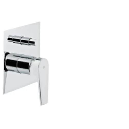 Spanish Shower Tap chrome color Double Square Line Spanish Shower Tap chrome color Double Square Line